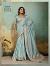 Oshee Vibe By Sethnic Tissue Linen Occasion Wear Saree Wholesale Online